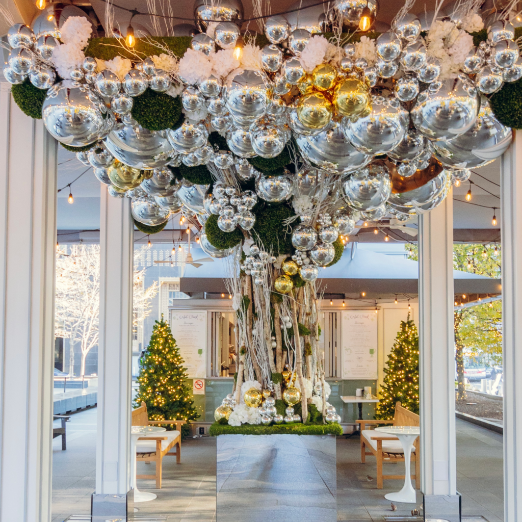 Ornaments Hanging from Ceiling